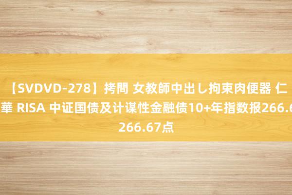 【SVDVD-278】拷問 女教師中出し拘束肉便器 仁科百華 RISA 中证国债及计谋性金融债10+年指数报266.67点