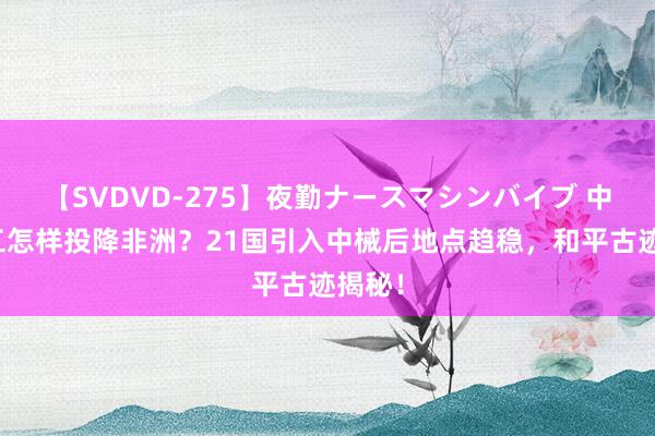 【SVDVD-275】夜勤ナースマシンバイブ 中国军工怎样投降非洲？21国引入中械后地点趋稳，和平古迹揭秘！