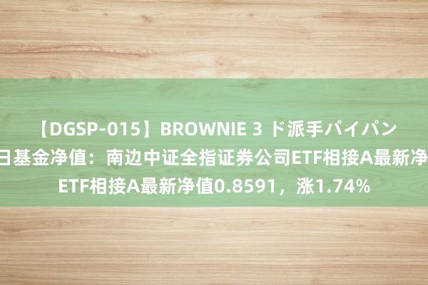 【DGSP-015】BROWNIE 3 ド派手パイパン強め黒ギャル 7月26日基金净值：南边中证全指证券公司ETF相接A最新净值0.8591，涨1.74%