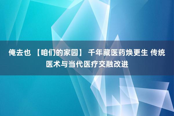 俺去也 【咱们的家园】 千年藏医药焕更生 传统医术与当代医疗交融改进