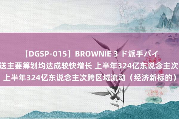 【DGSP-015】BROWNIE 3 ド派手パイパン強め黒ギャル 交通输送主要筹划均达成较快增长 上半年324亿东说念主次跨区域流动（经济新标的）