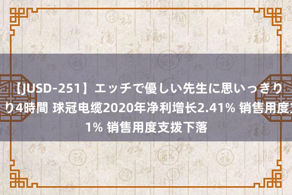 【JUSD-251】エッチで優しい先生に思いっきり甘えまくり4時間 球冠电缆2020年净利增长2.41% 销售用度支拨下落