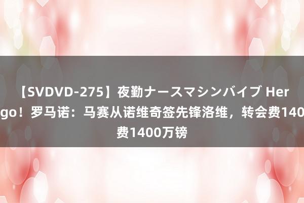 【SVDVD-275】夜勤ナースマシンバイブ Here we go！罗马诺：马赛从诺维奇签先锋洛维，转会费1400万镑