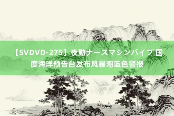 【SVDVD-275】夜勤ナースマシンバイブ 国度海洋预告台发布风暴潮蓝色警报